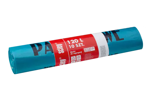 Vrecia na triedenie odpadu s páskou - modré, rolka 10ks/120L